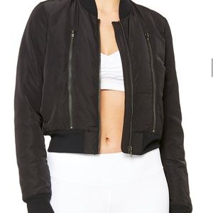ALO black bomber jacket